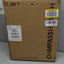 Carex Toilet Seat Riser, Round Raised Toilet Seat Adds 3.5 inches to Toilet Height, for Assistance Bending or Sitting, 300 Pound Weight Capacity Toilet Riser