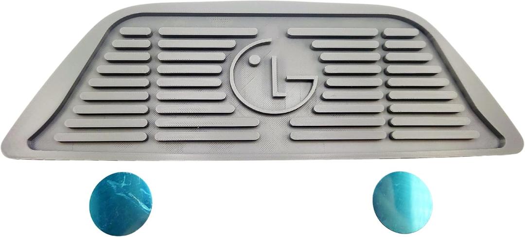 Refrigerator Drip Catcher Trays for LG Thinq Refrigerators, Exact Fit, Multiple Models (Grey)