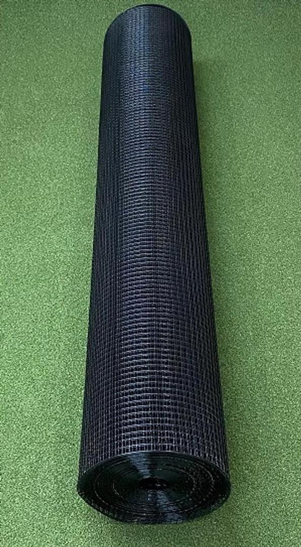 Critterfence 4 x 100 Metal Fence (Black - Welded Wire- 1/2 x 1/2 Inch)