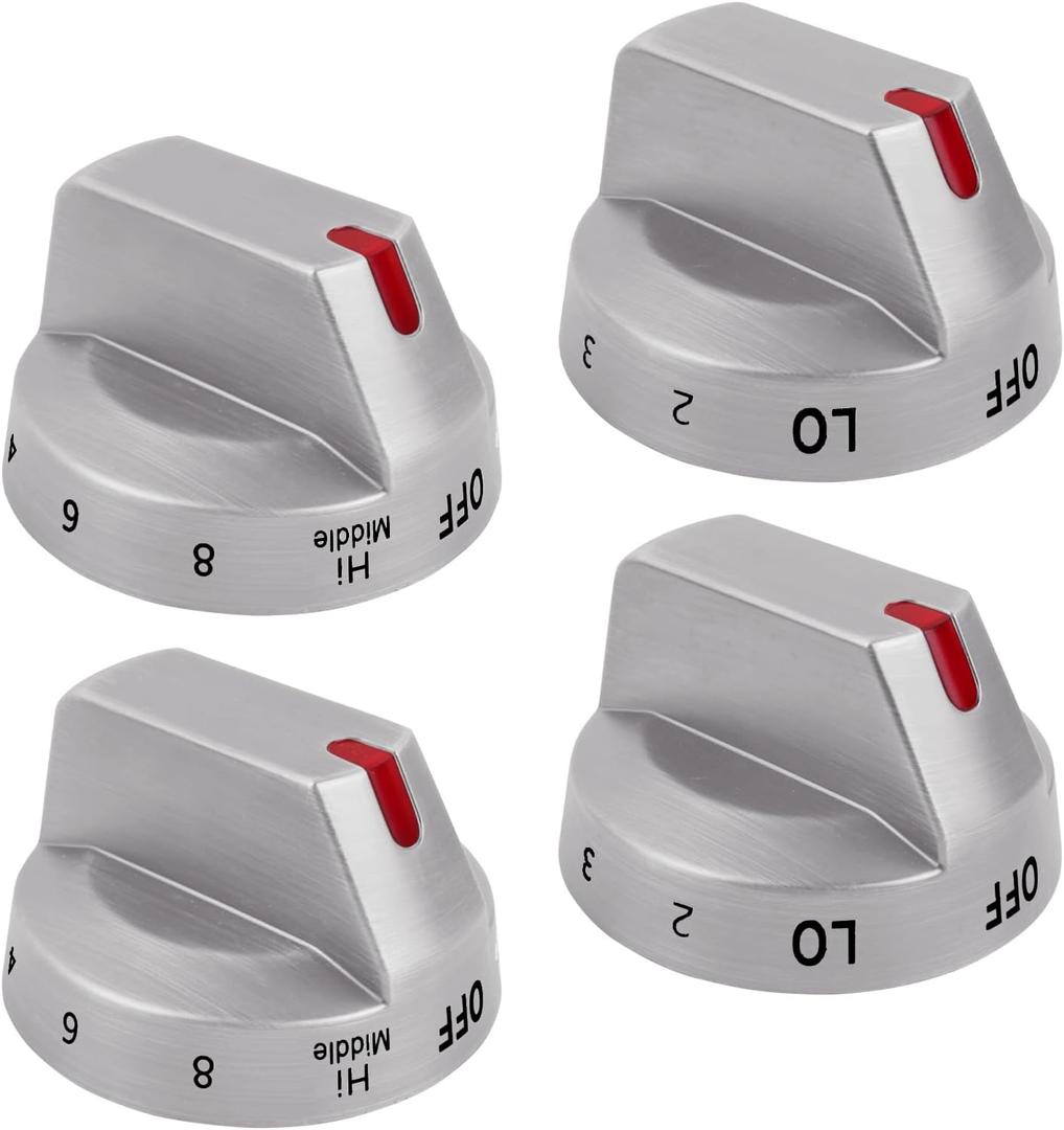 DG94-03500V DG94-03500W for Samsung Electric Stove knobs Replacement,DG94-03500A/Z (4PCS) for Samsung Stove Knob Replacements Compatible with NE63T8111SS/AA NE63T8311SS/AA
