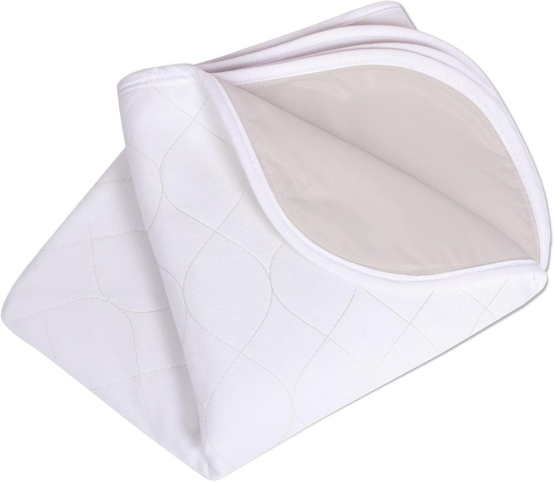 Carex Washable Waterproof Mattress Pad - Mattress Protector and Bed Pad - 34 Inch x 36 Inch