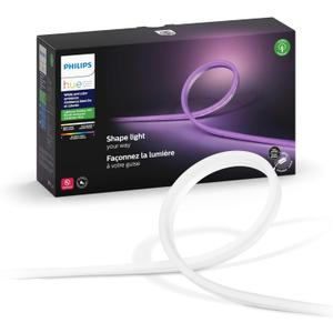 Philips Hue White & Color Ambiance Outdoor LightStrip 5m/16ft (Requires Hue Hub, Works with Amazon Alexa Apple HomeKit and Google Assistant) (530931)