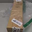 Wood Curtain Rods for Windows 30 to 56 Inch, 1 Inch Boho Decorative Vintage Drapery Rod with Faux Wooden Grain Finials, Adjustable Heavy Duty Rustic Farmhouse Spliced Metal Curtain Pole