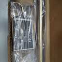 Ivilon Drapery Window Curtain Rod - End Cap Style Design 1 Inch Pole. 48 to 86 Inch Color Warm Gold