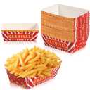 30-Piece 0.66 lb Carnival Party Favors - Paper Food Trays & Holders for Hot Dogs, Nachos, Popcorn & More