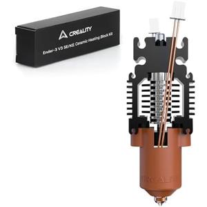 Creality Official Ender-3 V3 SE/KE Hotend Kit,Ceramic Heating Block Kit—Quick-swap Nozzle Kit,High Flow Printing Hotend Kit,300°C High Temperature Resistance,Compatible with Ender 3 V3 SE/KE