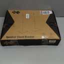 USX MOUNT Universal Speaker Stands, Height Adjustable Extend 30.0" to 39.1" for Satellite Speakers & Small Bookshelf Speakers up to 11 lbs Per Stand, 1 Pair Floor Stands for Sony Bose Polk JBL Yamaha