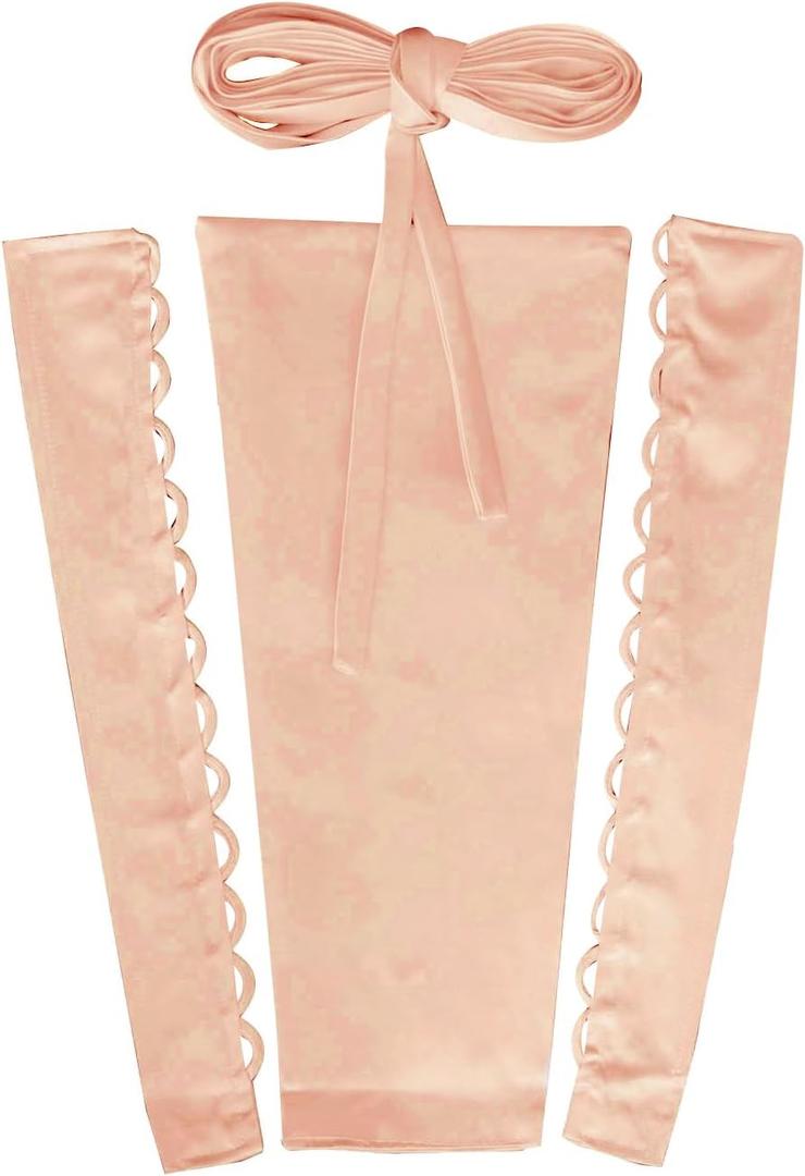 QRBTSCL Women's Wedding Dress Zipper Replacement Adjustable Fit Satin Corset Back Kit Lace up for Prom Dress (24)