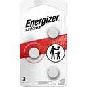 Energizer 357/303 Batteries (3 Pack), 1.5V Silver Oxide Button Cell Batteries