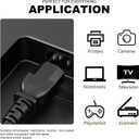 10FT AC Power Cord for ION Block Rocker, ION Pathfinder 2 3 4 280 320, ION Tailgater Speakers, ION Total Pa Supreme/Premier,Monster Rockin Rolle 2 3 4 360, Universal 3 Prong Charging Cable Replacement
