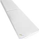 Boat Bench/Seat Cushions PVC White (Length 47" x Width 14.5") cushion cover sponge bench patio chair seat high pad porch swing kitchen cushions boat seats accessories furniture garden upholstery