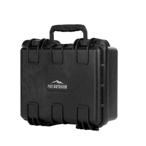 Monoprice Weatherproof Hard Case with Customizable Foam - Shockproof, IP67 Level Dust and Water Protection Up to 1 Meter Depth , 19in x 16in x 8in, 28.5 Liter, Black - Pure Outdoor Collection