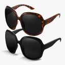 miyya Bug Eye Oversized Polarized Sunglasses Womens, Trendy Retro Sun Glasses for Women 2025, Oversized UV Protection Shades