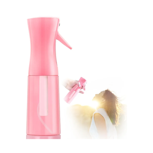 Spray bottles, Spray Water Bottle Fine Mist Refillable, Continuous Spray Bottle for Hair, Skin Care, Planting, Showering Pets, Travel, Cleaning & Home (Pink)