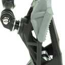 Dango Design Gripper Mount for GoPro/Osmo/Insta360 | Universal Helmet Clamp Mount for Action Cameras | Dirtbike, Motocross, Enduro, Motorcycle, and ATV Helmets | Stealth Black