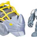 Spidey and his Amazing Friends Marvel Rhino Wrecker Toy Set with Action Figure and Vehicle, Preschool Super Hero Toys for Kids 3 and Up