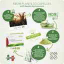 ALOEBETA Aloe Arborescens Natural Power Capsules - 100% Organic Aloe Supplement, Stimulates Immune Defenses, Antioxidant, Detoxifying - Vegan, No GMO, Gluten-Free, no Sugar