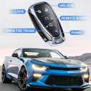 Key Fob Replacement for Chevy Camaro 2016-2021 Chevy Cruze 2016-2019 Chevy Malibu 2016-2021 5 Buttons Keyless Entry Remote Control Fit for HYQ4EA 13529662