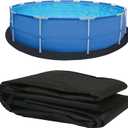 Ogrmar 18FT Round Pool Liner Pad, Durable for Above Ground Swimming Pools, Prevent Punctures and Extend The Life of Swimming Pool or Hot Tub Liner (18FT)