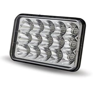 Generic 4" x 6" LED Rectangular High Intensity Headlight 1200 Lumens Set Of 4