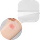 Wound Contact Layer Adaptic Non-adhering Wound Dressing Pads Transparent Skin Tears Silicone Bandages Sheets for Abrasion Pressure Sore Venous Arterial Ulcer 4"x4" (Pack of 10)