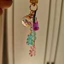 Blue Cute Resin Gummy Bear Key Chain Candy Color Animal Bear Charms Keychains Car Keys Bag Pendant Keyring Jewelry Gift Accessories
