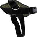 ShawnCo Essential Dog Harness, No-Pull Pet Vest with 3 Leash Clips, No Choke, Reflective, Adjustable and Padded, for Easy Walking and Training for Small, Medium and Large Dogs (Military Camo, XL)