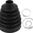 1 Set CV Joint Boot Kit for Toyota Sienna 2011-2015 for Lexus ES350 2007-2010 Outer Constant Velocity Joint Boot W/Clamps No.044280W060 Black Rubber