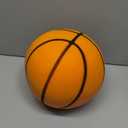 Silent Basketball Quiet Basketball High Density Soft Foam Low Noise Bouncing Ball for Quiet Dribbling Practice (size 7)