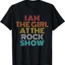 Retro Vintage The Girl at The Rock Show TShirt M