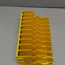 HURRICANE Pliers Organizer Rack, Pliers Cutters Organizer with Non-Slip Rubber Base, Keep Tools Organized in Drawers, 2 Pack, Extendable Design, Fit 3'H Drawers and More (yellow)