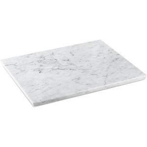 Koville Italian Carrara Marble Cutting Board for Kitchen, 16x20inch Extra Large Hand Crafted Marble Slab for Cheese, Charcuterie, Pastry Board - Wedding Gift, House Warming Gift