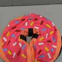 Supet Inflatable Dog Cone Collar Alternative After Surgery, Doggie Neck Donut Collar Recovery ECollar for Post Surgery, Soft Dog Cone for Puppies Cats (S(Neck 7"-9.5"))