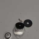 2 Inch Kitchen Sink Hole Cover Faucet Hole Cover Stainless Steel Kitchen Sink Tap Hole Plate Stopper Cover Blanking Metal Plug (Brushed Stainless Steel)