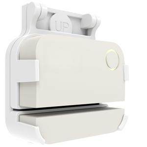 Garage Door Bracket for Ring Alarm Contact Sensor 2nd Gen  White Mount with Snap Clip & Screws  Secure Fit, Easy Install, Ring Compatible Accessory (1-Pack, Sensor Not Included)