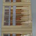 Artify Extreme Detail Paint Brushes Professional, Only 19pcs Ultra-Fine & Multipe Specialty Brushes for Miniature, Illustration & Craft Painting, Precision Paint Brush Set with High-End Handbag