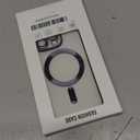 Misea Magnetic for iPhone 16 Pro Case Compatible with MagSafe [Never Yellowing] [Military Grade Drop Protection] Full Camera Lens Protector Plating Soft Clear Phone Case for Women 6.3", Purple