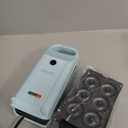 AROMA Swap & Flip Waffle Maker with Removable Plates: 3-in-1 Panini Press, Mini Donut Maker, and Waffle Iron (Blue)