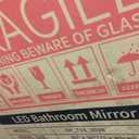 Arched Backlit Mirror Bathroom 30"x36"- Frameless LED Bathroom Mirror with Lights, Fogless, Dimmable, 3 Color Changing, Shatterproof, Touch Sensor