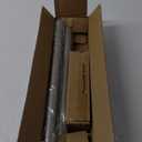 Curtain Rods for Windows 16 to 48 or 60 Inches Max Adjustable Length 1 Inch Diameter Window Curtain Rod with Aluminium End Cap, Brushed Nickel