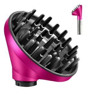 Upgraded Diffuser Nozzle for Dyson Curling Iron Converting for Dyson Airwrap Styler To Hair Dryer Diffuser Attachment, for Airwrap Attachment Nozzle, 973365-01, Rose