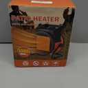 Outdoor Heaters for Patio, 1500W Outdoor Space Heater with 3S PTC Fast Heating, 3-Mode Electric Patio Heater for Greenhouse, Garage, Deck & Patio, Overheat Protection Red