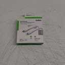 Belkin BoostCharge Nylon Braided USB C to Lightning Cable 6.6ft/2M - MFi Certified 18W Power Delivery iPhone Charger Cord - Apple Charger USB C Cable - Fast Charging for iPhone 14, iPhone 13 - White