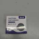 Bntuk Suction Cup Hooks for Shower, Bath Robe Looafh Hook for Hanging - 2 Pack, Chrome