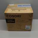 Cosori 9-in-1 TurboBlaze Air Fryer 6 Qt, Premium Ceramic Coating, 90450F, Precise Heating for Even Results, Air Fry, Roast, Bake, Broil, Dry, Frozen, Proof, Reheat, Keep Warm, 120V, Dark Gray