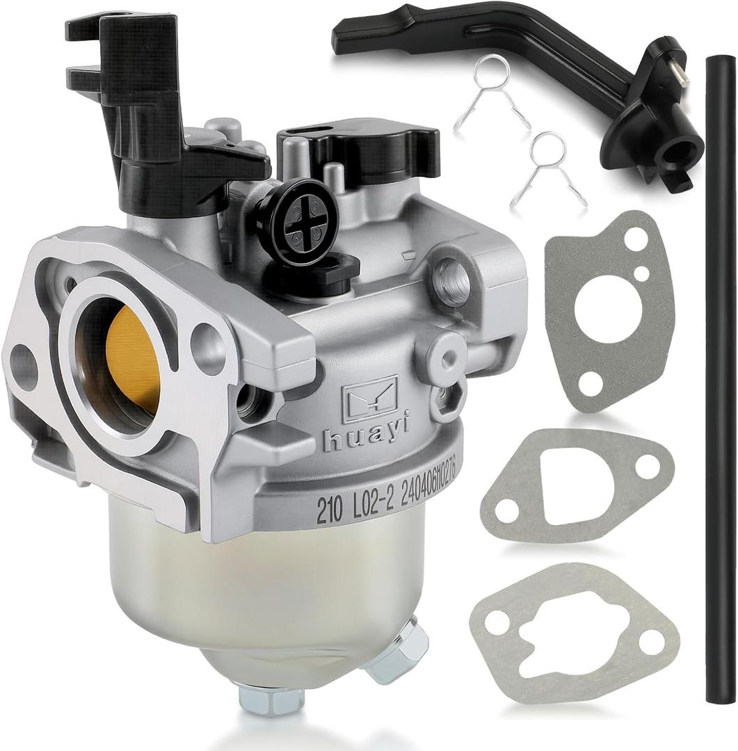 Huayi 20824011 Carburetor Carb Fit for LCT 136CC 208CC 7HP 6HP CMXX MAXX Gasoline Generator Engine Pressure Power Washer Ariens 986005 Mi-T-M LCT CM-2600-0MLB
