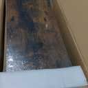 BAYKA Floating Shelves, 36 inches Long Wall Mounted Rustic Wood Shelves for Bathroom, Bedroom, Living Room, Kitchen, Office, Hanging Shelf for Books/Storage/Decor(Rustic Brown,Set of 2) (36inchesfor Media Center & Heavy Books)