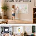 2-Tier Large Magnetic Chalkboard 24"x35", Self Adhesive Blackboard Decal