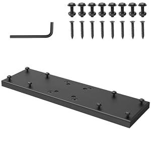 Dual Mailbox Spreader Bar for Double Mailbox Applications (18"X5")
Heavy-Duty Steel Mailbox Mounting Bracket ,Dual Mailbox Adapter Plate Fit For 4x4 Wood/Metal Posts Mounting For Outside