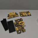 4 Pcs 80th Birthday Table Decorations Vintage 1945 Black Gold Birthday Party Centerpieces Aged to Perfection 80th Birthday Supplies Cheers to 80 Years Table Topper Wooden Decor for Men 80 Years Old